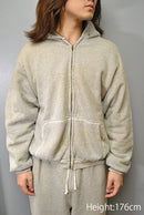 A.PRESSE Vintage Zip Sweat Hoodie