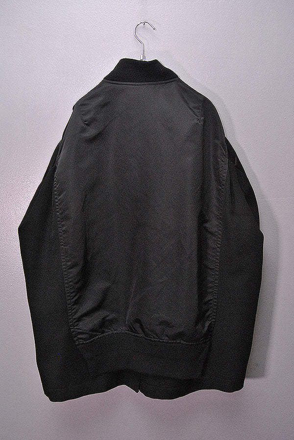 Sacai サカイ 22SS WOOL SURGE MIX BLOUSON sacai Wool Surge Nylon Twill Blouson