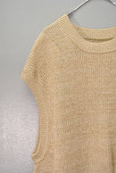 unfil  オーガニックコットンコイルドヤーンニットベスト