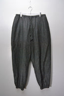 COMOLI カシミヤシルク ドローストリングパンツ