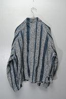 Needles Short Coverall 10oz Denim Python Jacquard