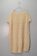 unfil  オーガニックコットンコイルドヤーンニットベスト