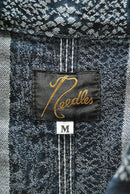 Needles Short Coverall 10oz Denim Python Jacquard