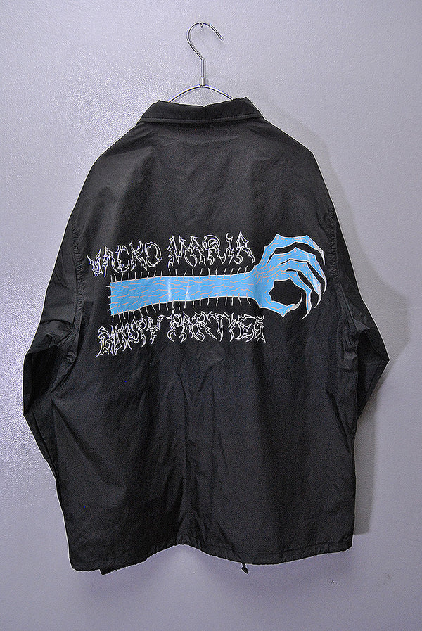 WACKOMARIA NECKFACE COACH JACKET ワコマリア Wacko Maria Men's x Neckface Coach Jacket in Black Wacko Maria