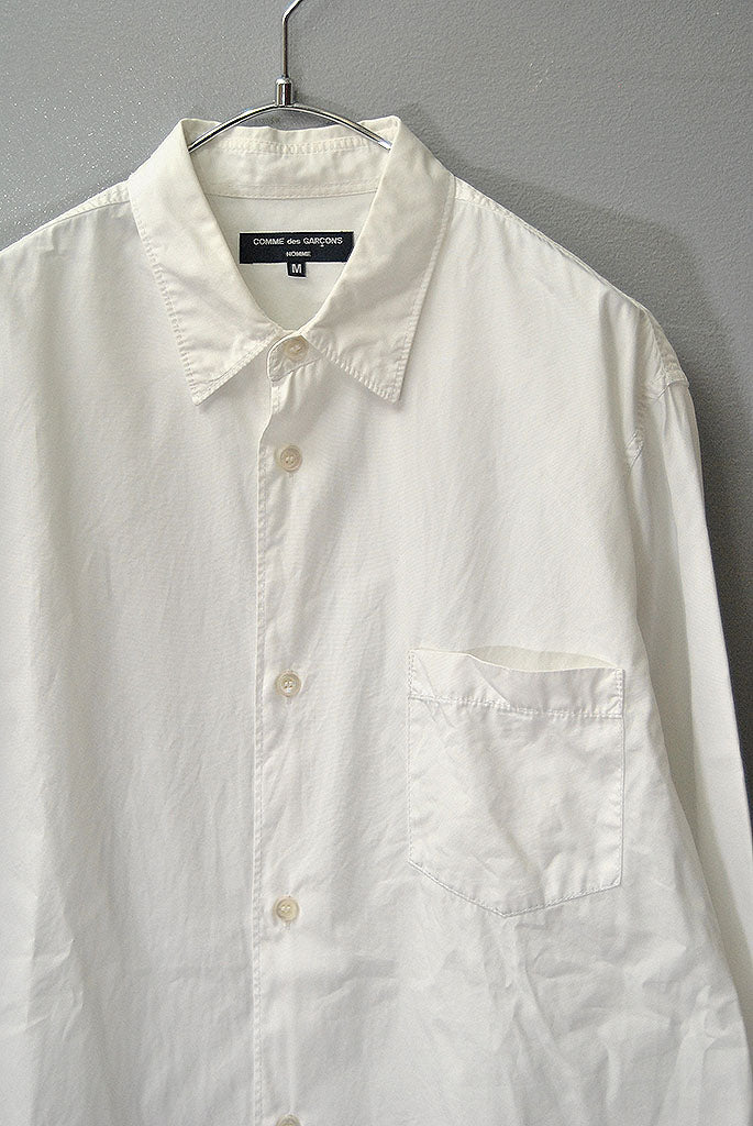 COMME des GARCONS HOMME 綿ブロードシャツ