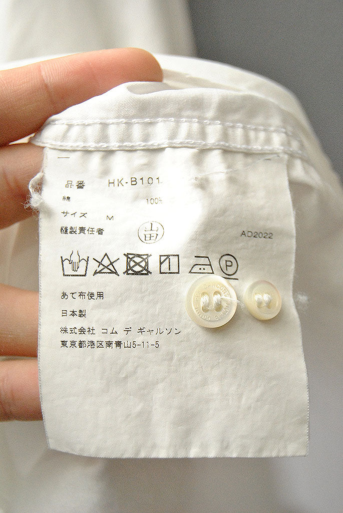 COMME des GARCONS HOMME 綿ブロードシャツ