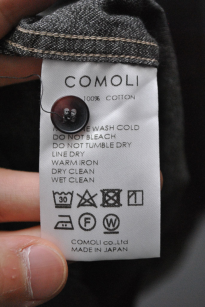 COMOLI ヨリ杢 シャツ