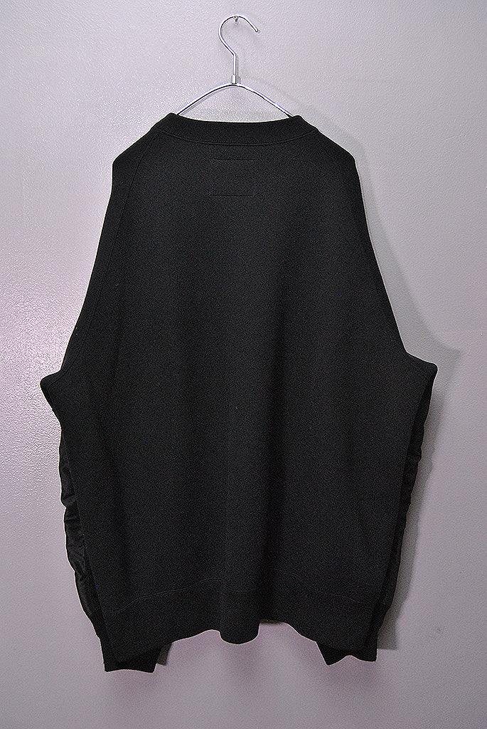 sacai Nylon Twill x Sponge Sweat Pullover