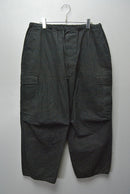 COMOLI ブラックドリル 6Pパンツ