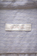 COMOLI C/CAストライプ プルオーバーシャツ