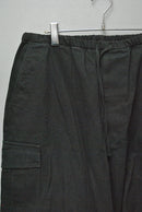 COMOLI ブラックドリル 6Pパンツ