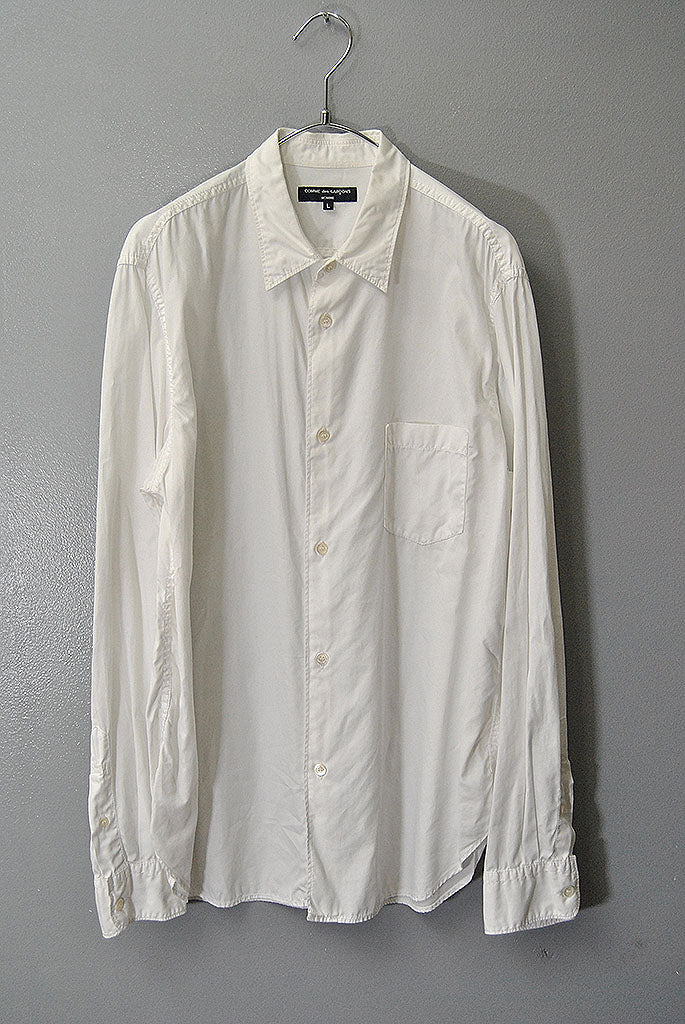 COMME des GARCONS HOMME 綿ブロード L/S シャツ