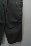 COMOLI ブラックドリル 6Pパンツ