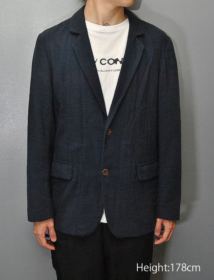 FRANK LEDER INDIGO PIECE DYED 2B JACKET