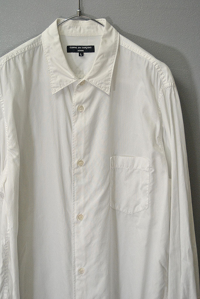 COMME des GARCONS HOMME 綿ブロード L/S シャツ