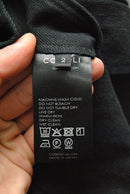 COMOLI ブラックドリル 6Pパンツ