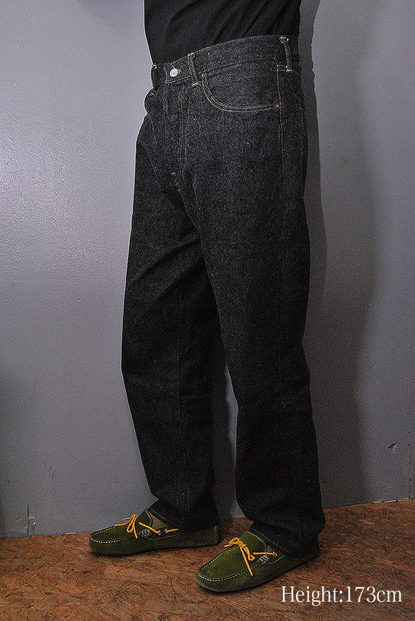 A.PRESSE Black Washed Denim Pants