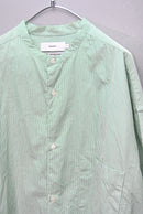 Graphpaper Thomas Mason for GP L/S Oversized Band Collar Shirt