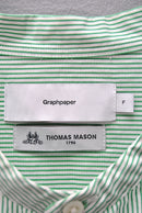 Graphpaper Thomas Mason for GP L/S Oversized Band Collar Shirt