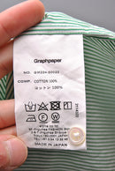 Graphpaper Thomas Mason for GP L/S Oversized Band Collar Shirt