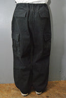 COMOLI ブラックドリル 6Pパンツ