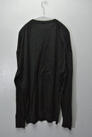 BODHI SILK HIGH GAUGE CREW - BLACK