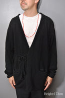 COMOLI カシミヤ製品染 カーディガン