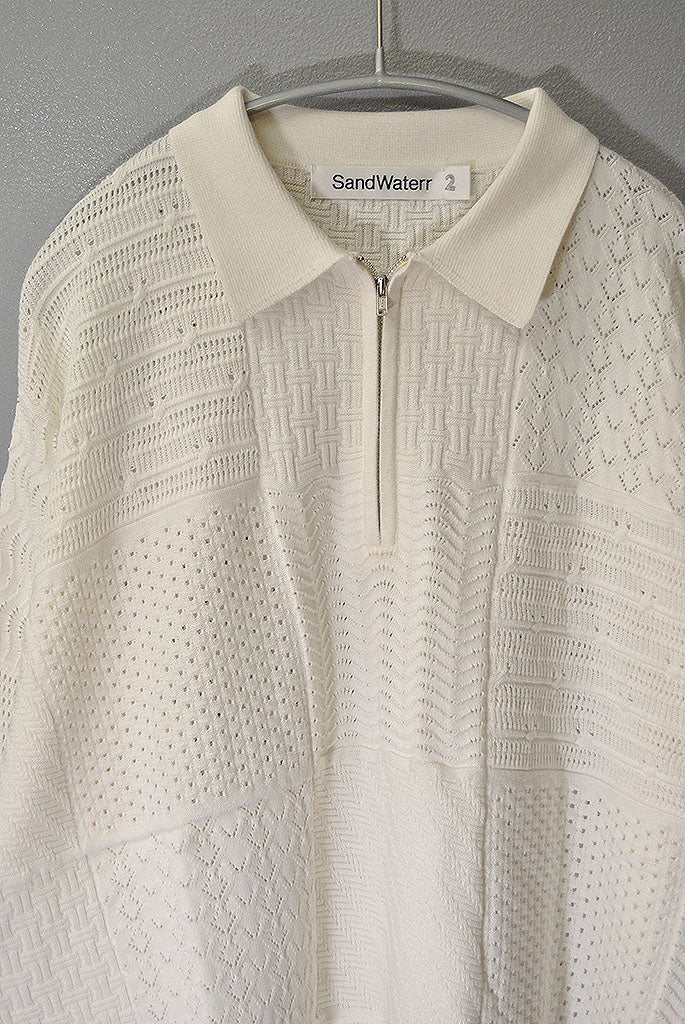 SANDWATERR ORGANIZED H/Z POLO /COTTON YARN