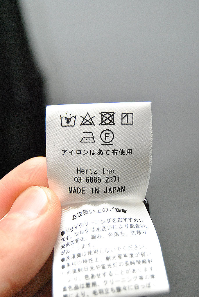 BODHI SILK HIGH GAUGE CREW - BLACK