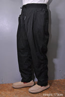 S.F.C WIDE TAPERED NYLON EASY PANTS
