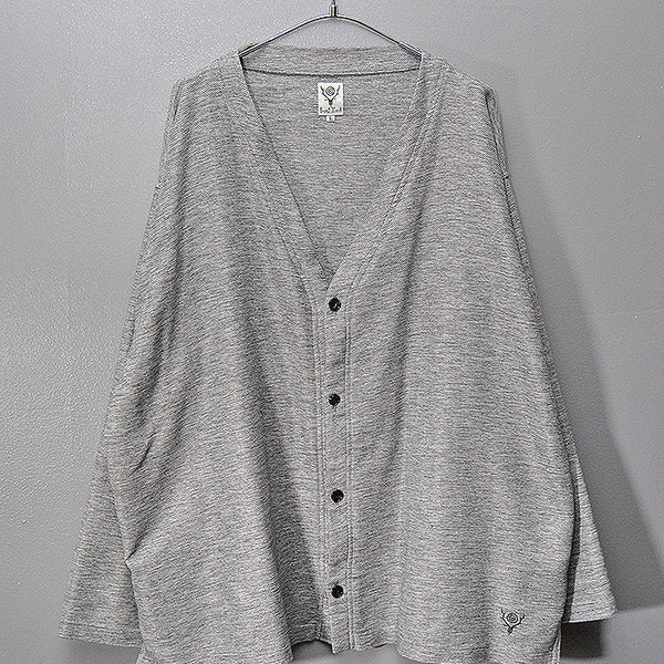 south2west8 V-Neck Cardigan サウス　カーディガン South2 West8 (サウスツーウエストエイト) V-Neck Cardigan - Poly