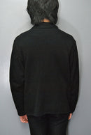 COMOLI ウール和紙 ジップショートジャケット