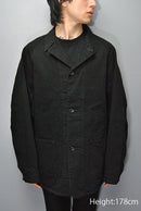 COMOLI ブラックデニム ワークジャケット