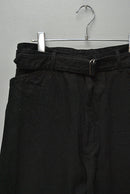 COMOLI デニムベルテッドパンツ