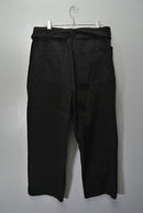 COMOLI デニムベルテッドパンツ