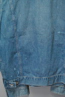 MAATEE&SONS LIGHT OZ DENIM PLEATED BLOUSE