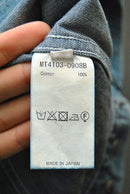 MAATEE&SONS LIGHT OZ DENIM PLEATED BLOUSE