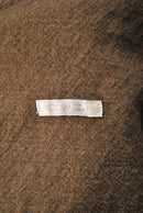 COMOLI KHAKI縮絨ウール ジップショートジャケット