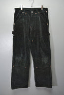 SUGARHILL COURDUROY PAINTER TROUSERS - BLACK