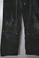 SUGARHILL COURDUROY PAINTER TROUSERS - BLACK