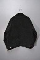 COMOLI モールスキン ジップショートジャケット