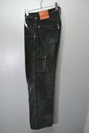 SUGARHILL COURDUROY PAINTER TROUSERS - BLACK