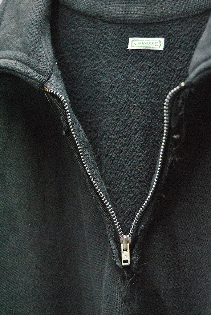 A.PRESSE Vintage Half Zip Sweat Shirt