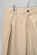 is-ness TUCK TROUSERS