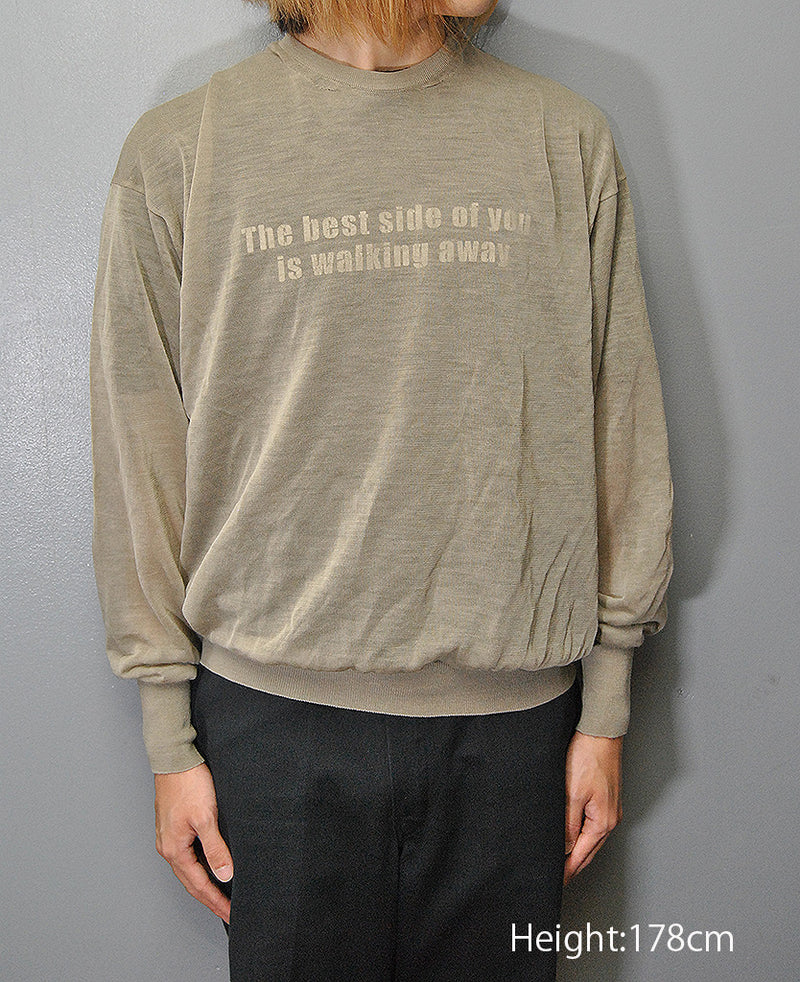 HERILL Ramie Highgauge Crewneck