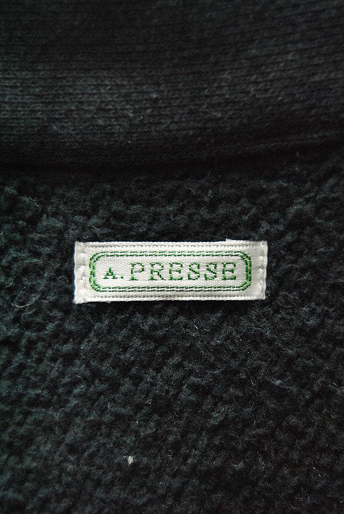 A.PRESSE Vintage Half Zip Sweat Shirt