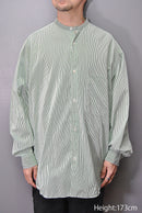 Graphpaper Thomas Mason for GP L/S Oversized Band Collar Shirt
