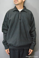 A.PRESSE Vintage Half Zip Sweat Shirt