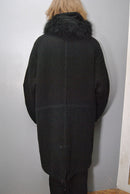 COMOLI カシミヤ ミリタリーフーデッドコート