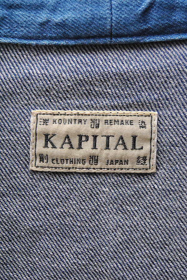 Kapital 8ozデニムスラッピープリズンベースボールシャツ　サイズ3 8ozデニムスラッピープリズンベースボールシャツ : SAPPORO